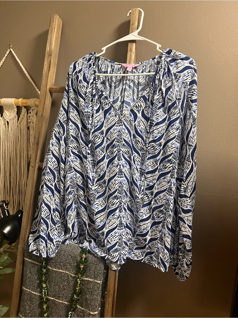 Lilly Pulitzer Blouse Mermaids Tail